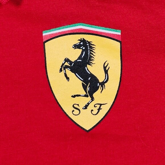Puma Scuderia Ferrari Polo Womens Size Small Red - Picture 6 of 12